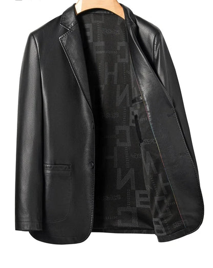 Mason Roy Leather Blazer