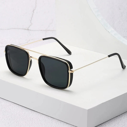 Verano – Retro Square Metal Sunglasses