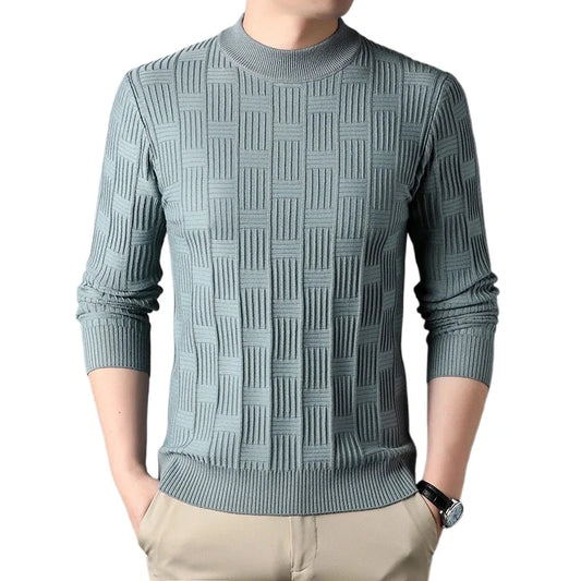 ELEGANTE DIAMOND JACQUARD PULLOVER