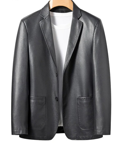 Mason Roy Leather Blazer