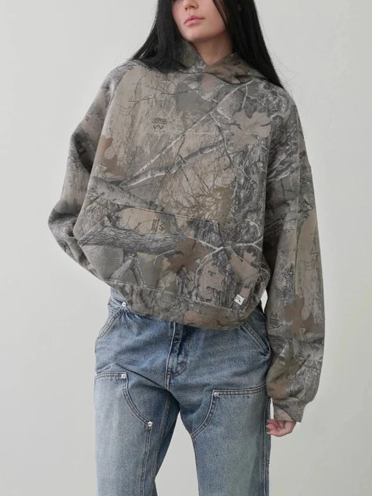 Camo Pattern Hoodie