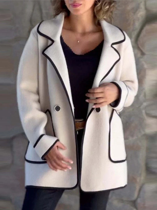 CHIC LAPEL OVERCOAT